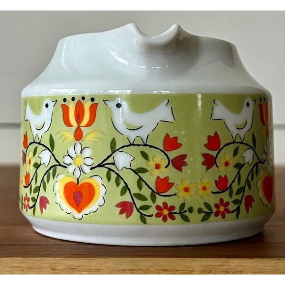 Vintage Rare Nasco Fine China Capistrand Bird Flower Coffee Tea Creamer R8337 - Picture 2 of 8